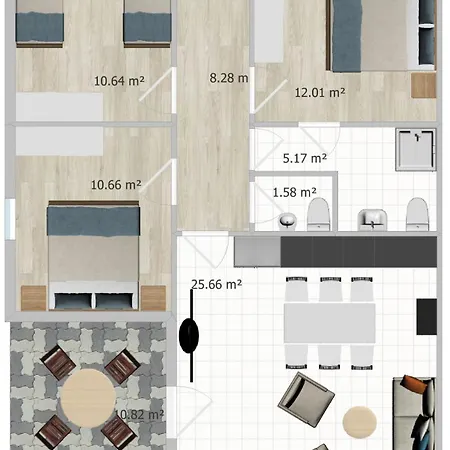 Semesterbostad Aurora